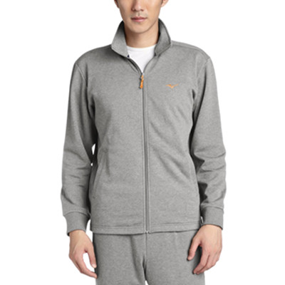 运动休闲！美津浓男式针织拉链开衫K2CC4001