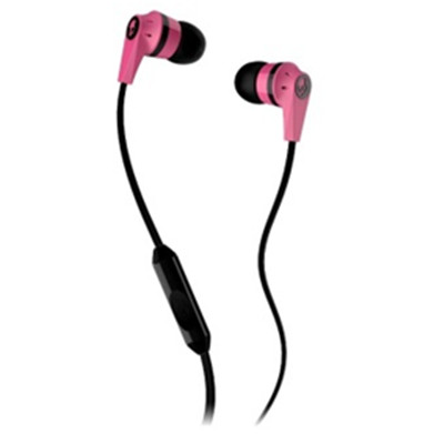 好价！斯酷凯蒂（Skullcandy）骷髅头 Ink'd 入耳式耳机（粉色）