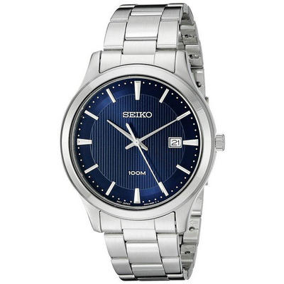 黑五血拼季！Seiko SUR049 精工男士全钢石英手表