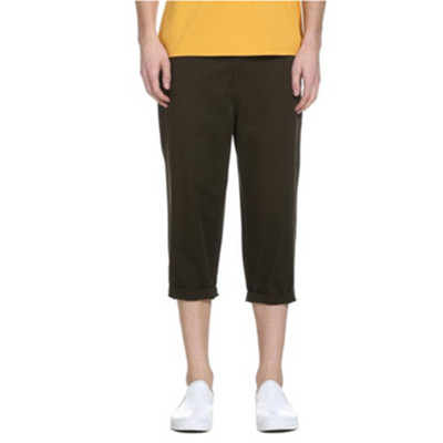 简约百搭！Trendiano男式中腰休闲七分裤3123062220500