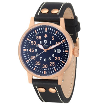 好价！LACO朗坤飞行员系列石英男表861702