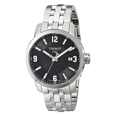 黑五血拼季！ Tissot T0554101105700 天梭男士全钢石英手表