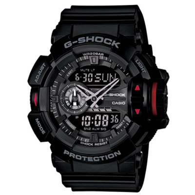 日本原产！CASIO卡西欧 G-SHOCK GA-400-1BJF 男士手表