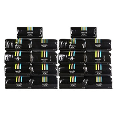 历史好价！妮飘抽取式纸巾 黑郁薄荷 200抽*18