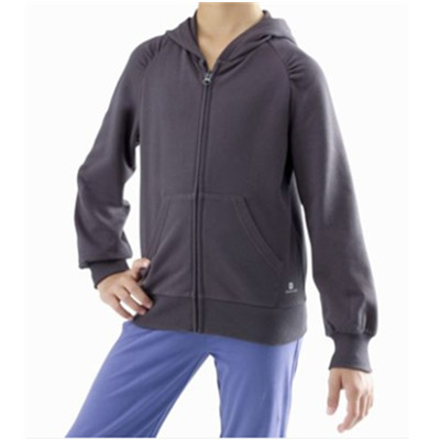 送孩子！迪卡侬儿童连帽运动夹克拉链外套DOMYOS KDG