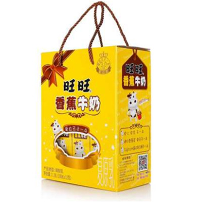 新低！旺旺香蕉牛奶利乐礼盒装190ml*12