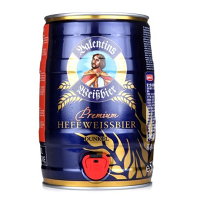 适合凑单！德国进口 Eichbaum爱士堡小麦黑啤 5L桶