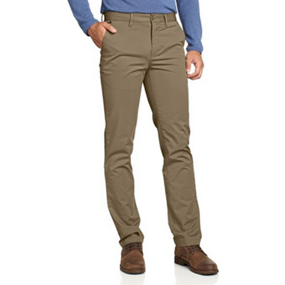 休闲百搭！Nautica诺帝卡男式修身休闲长裤PC43012TP