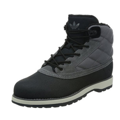 冬季好鞋！阿迪达斯三叶草 CORE 中性 板鞋NAVVY QUILT BOOT