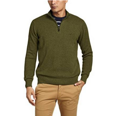 简约时尚！诺帝卡 男式 半开襟毛衣 SC43072