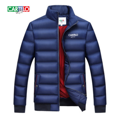 好价！CARTELO/卡帝乐鳄鱼棉衣男外套