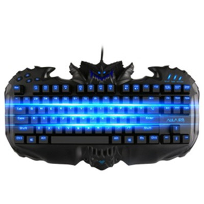 近期好价！狼蛛 灭世者LED背光87键机械键盘