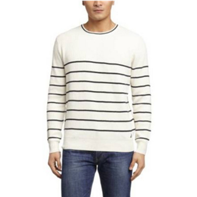 经典条纹！诺帝卡男式毛衣套头衫SC41051