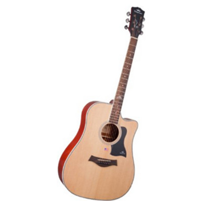 入门好琴！卡马D1CP原木色41寸民谣吉他