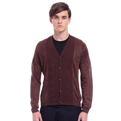 秋装好价！Trendiano男式V领针织衫开衫3121034750810