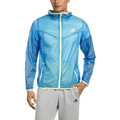 超轻款式！阿迪达斯男式户外梭织防风茄克AH6652