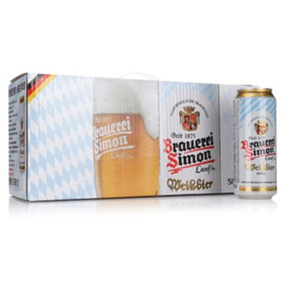 再次好价！凯撒西蒙Kaisersimon白啤酒500*12听