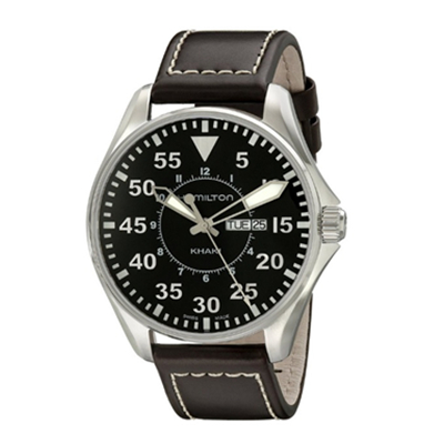 黑五来了！汉密尔顿Hamilton H64611535 卡其帝王石英男表