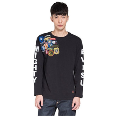 好价！Evisu福神男式长袖T恤AU15HMTL1400