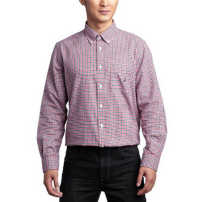 好价！Nautica诺帝卡男式长袖休闲衬衫W44109