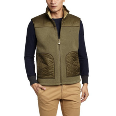 防风保暖！诺帝卡男式针织背心KC43070