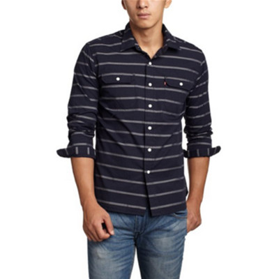 秋季单品！李维斯L/S Wovens男式长袖休闲衬衫19587-0002