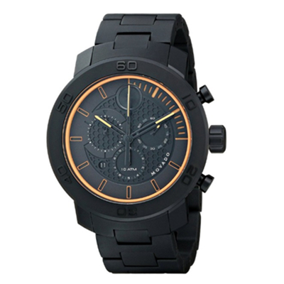 黑五来了！摩凡陀Movado 3600190 三眼计时男士手表