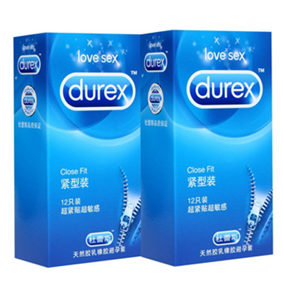 好价再来！Durex杜蕾斯避孕套紧型装12只*2盒