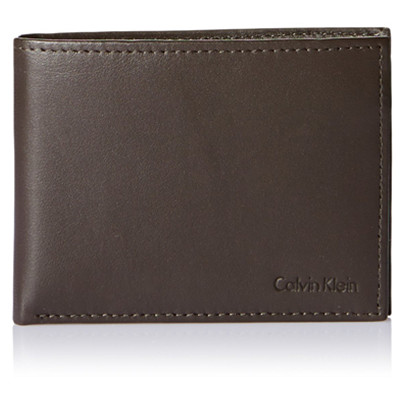 进口直采！Calvin Klein卡尔文&middot;克雷恩男式时尚钱包79025-BRN