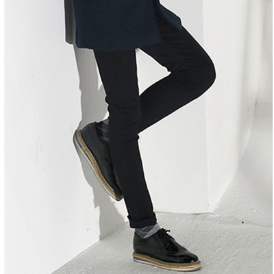 修身版型！AMH纯色男士牛仔裤NX4501