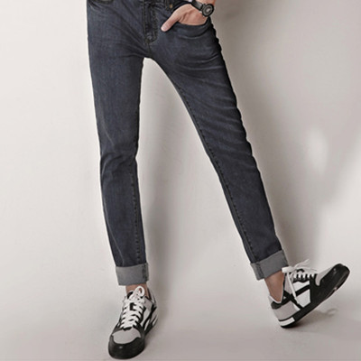 修身版型！AMH修身牛仔裤小脚裤NV4676