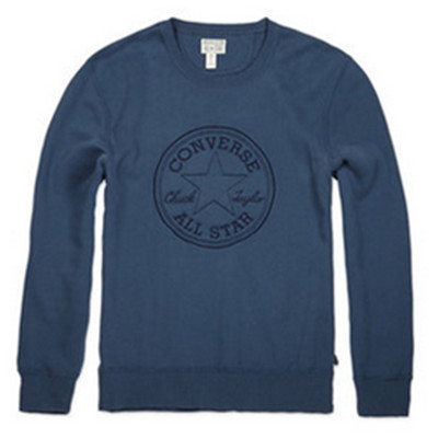 休闲百搭！CONVERSE匡威logo绣花套头衫09086C