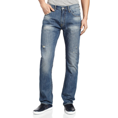 历史新低！Lee男式724直脚版型牛仔裤LML724D01S25