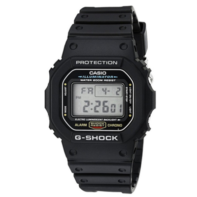 黑五来了！Casio卡西欧 G-Shock DW5600E-1V 男士运动手表