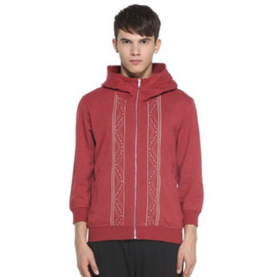 秋季单品！Trendiano 拉链连帽开衫卫衣外套 3121041060120