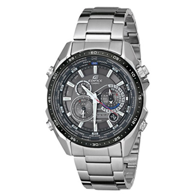 好价！卡西欧Casio EQS500DB-1A1 多功能光动能三眼式计时手表