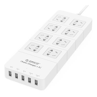 满减好价！ORICO奥睿科 HPC-8A5U 智能5口USB数码充电器