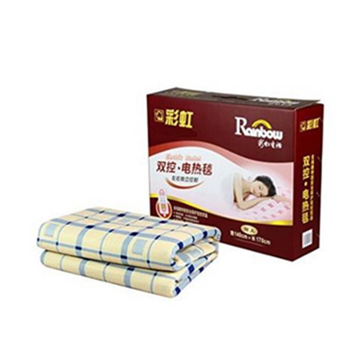 冬季秒杀！rainbow 彩虹 双控双温电热毯