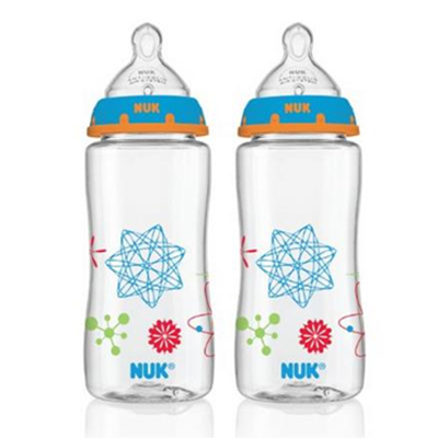 实用好价！NUK 男孩用先进矫正奶瓶2只装