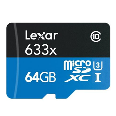 好价！Lexar 雷克沙 633x microSDXC 64G存储卡