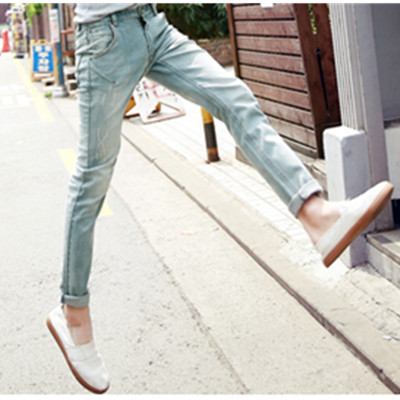 修身款！AMH修身男士牛仔长裤PM3307