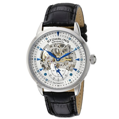 镂空设计！Stuhrling Original 133.33151男士手表