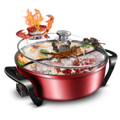 吃货必备！凯仕乐KSR-JM360鸳鸯火锅4L