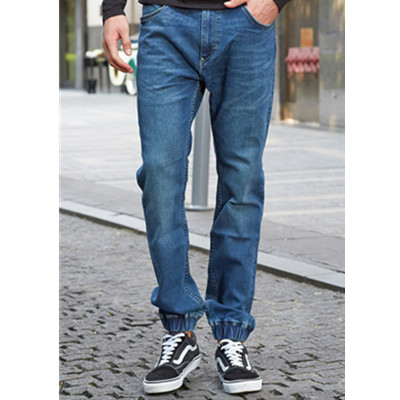 历史好价！Lee松紧腰束脚牛仔长裤L15226Y762GE