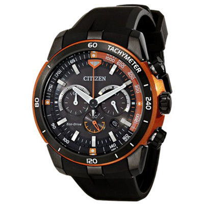 新低！西铁城Citizen CA4154-15E男士多功能三眼计时光动能手表