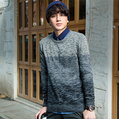休闲百搭！衣品天成男士针织衫条纹毛衣
