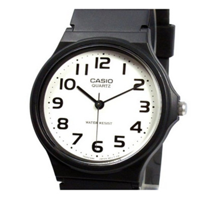 手慢无！卡西欧 超轻特薄指针石英表 男士手表MQ-24-7B2