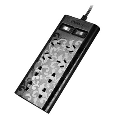 新低！玛雅（MAYA）电脑防雷8位双控排插R823PB-B