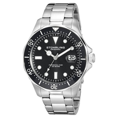 再降！Stuhrling Original 824.01 斯图灵男士潜水石英手表
