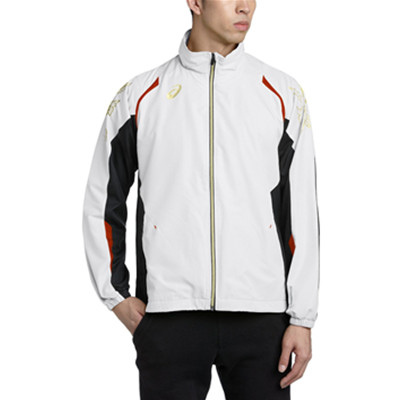 运动必备！ASICS亚瑟士男式防风夹克XAK491